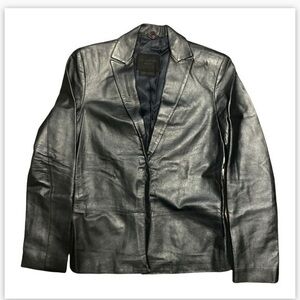 Anteprima Milano 100% Leather Black Jacket